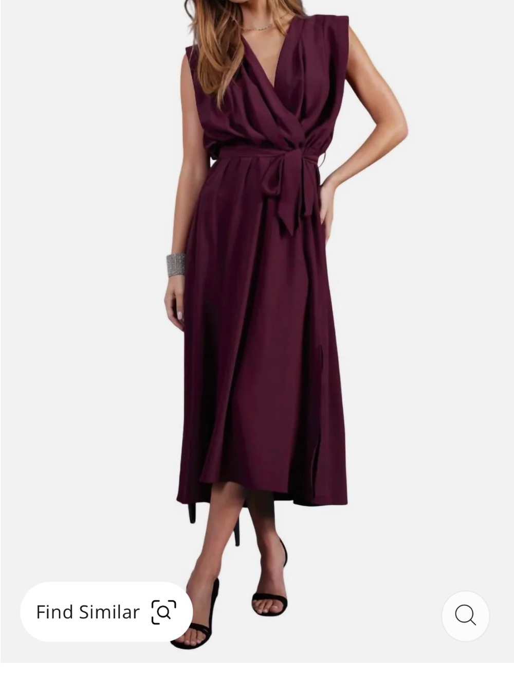 bishop + young Aeries Wrap Dress in Dahlia